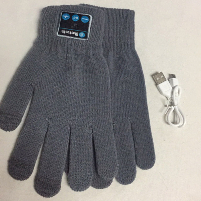 Bluetooth Touchscreen Winter Gloves with Built-In Audio
