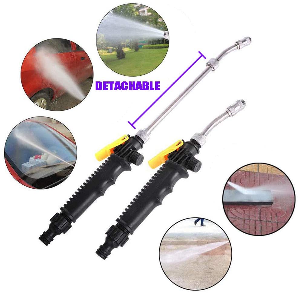 2-in-1 High Pressure Water Jet Washer Wand for Car & Outdoor Cleaning