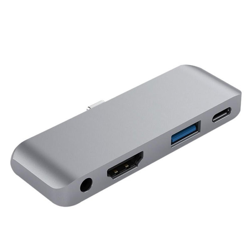 4-in-1 USB-C Hub with 4K HDMI, USB-A, PD Charging & Audio