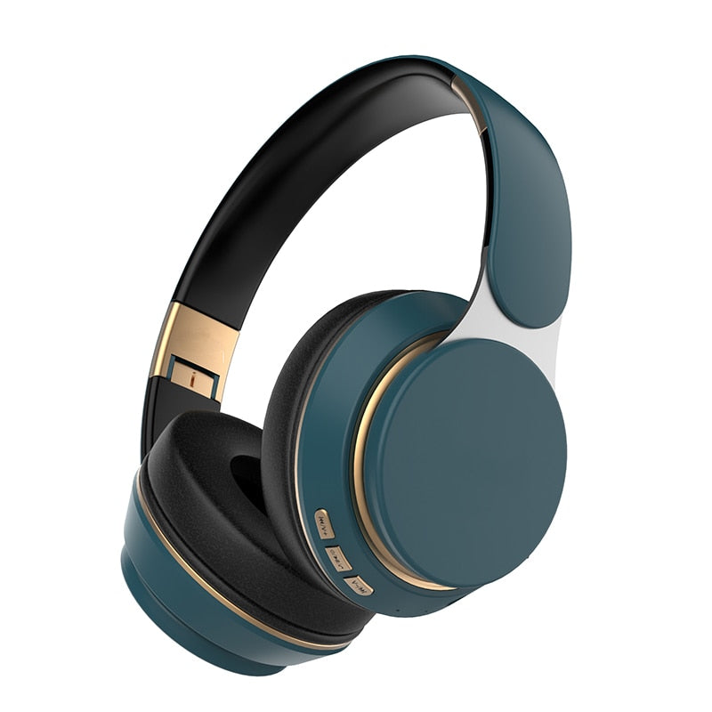 Tourya T7 Wireless Bluetooth Headphones – Foldable Over-Ear Headset with Deep Bass