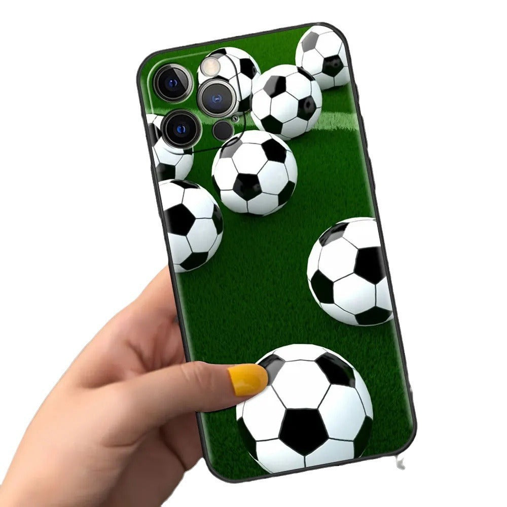 Football Graphic TPU Phone Case for iPhone
