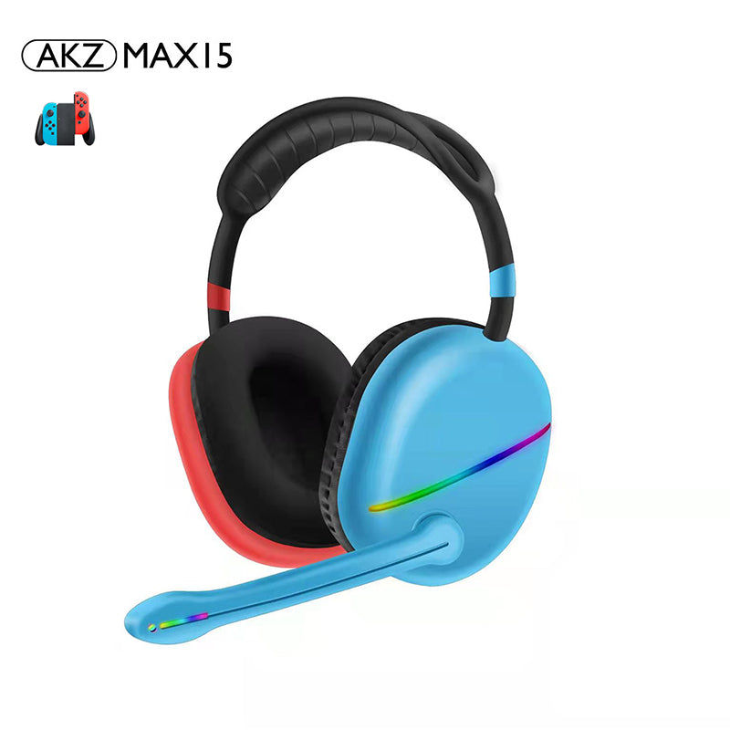 MAX15 RGB Wireless Gaming Headset with Microphone – Bluetooth 5.0