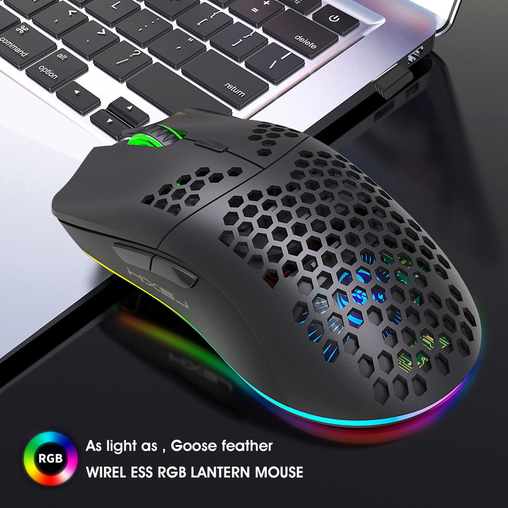 T66 Lightweight RGB Wireless Rechargeable Gaming Mouse