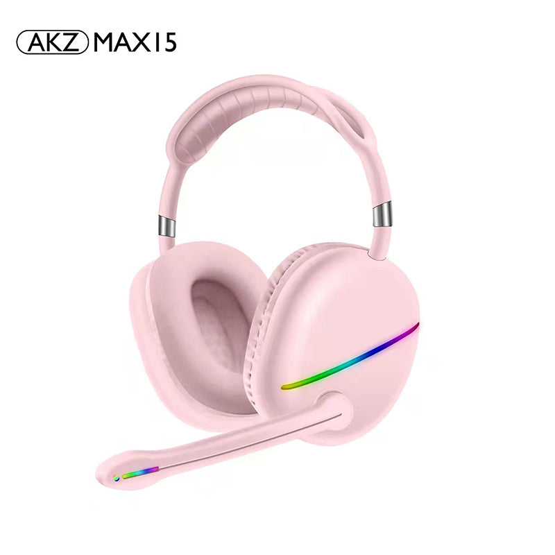 MAX15 RGB Wireless Gaming Headset with Microphone – Bluetooth 5.0
