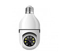 2MP Smart Wi-Fi Bulb Security Camera – Auto Tracking, Night Vision & Pan/Tilt