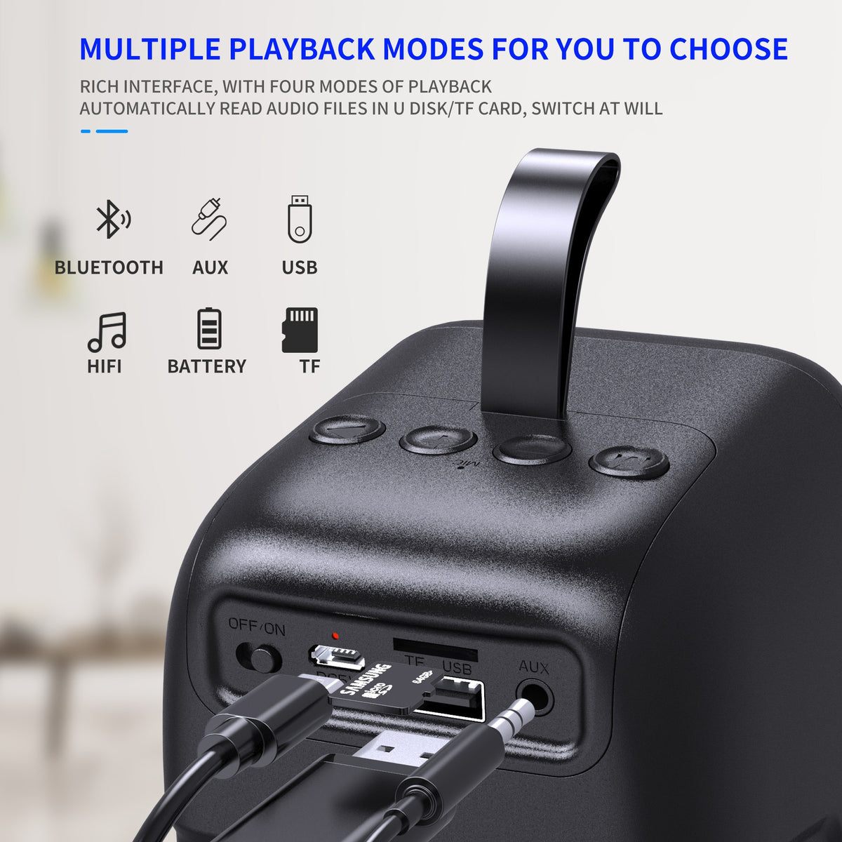 Portable Bluetooth 5.0 Wireless Speaker