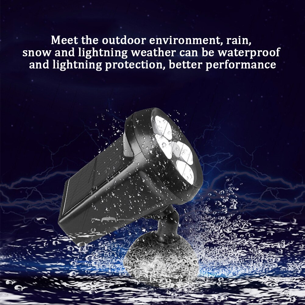 Solar Motion Sensor Outdoor LED Security Spotlight – 350LM