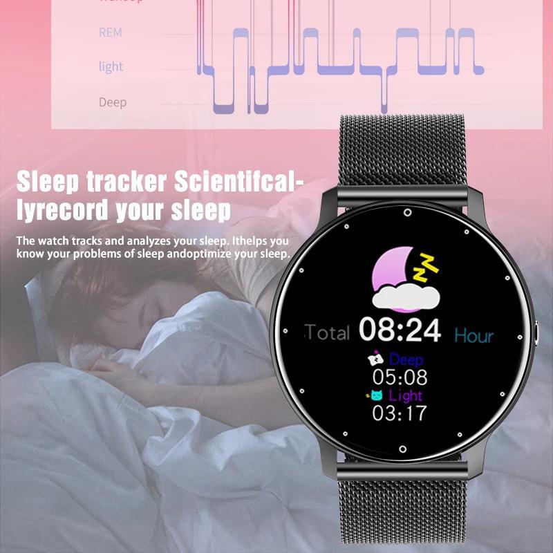 AeroFit Pro Round Smartwatch – Health & Fitness Tracker