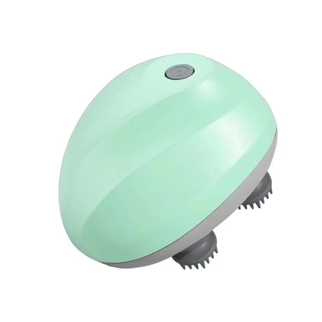 Rechargeable Electric Scalp Massager – 4-Head Deep Kneading Massage