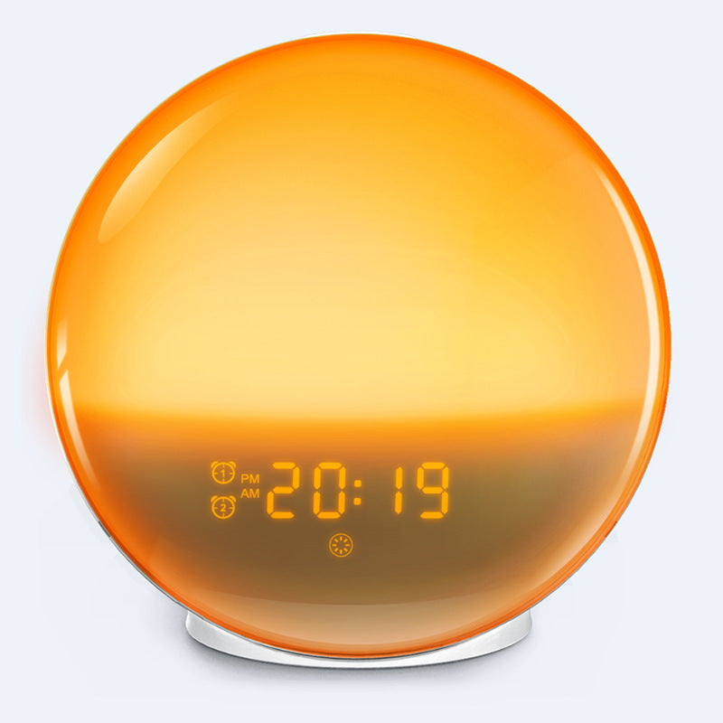 Smart Sunrise Wake-Up Alarm Clock with RGB Night Light & FM Radio