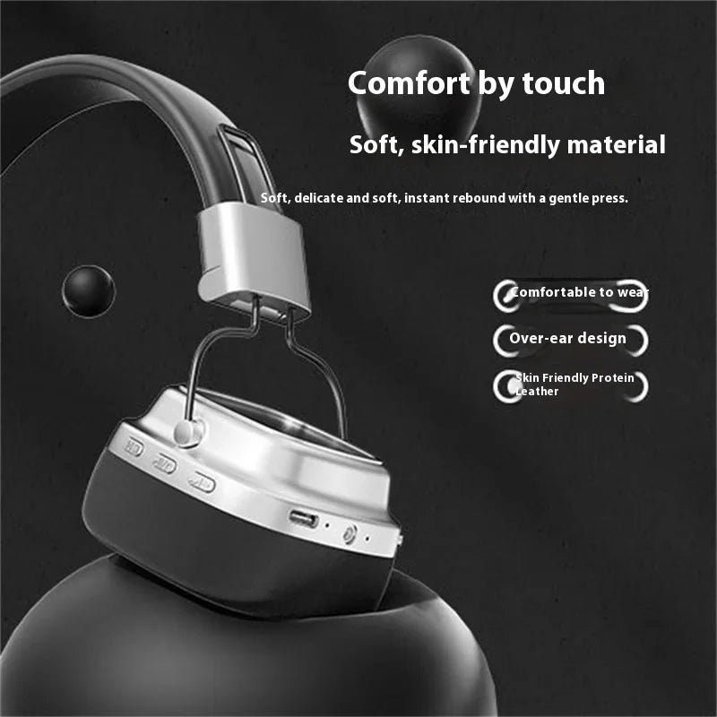 DR-02 Retro Wireless Bluetooth 5.3 Over-Ear Headphones