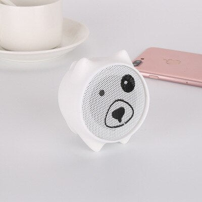 Cute Cartoon Mini Bluetooth Speaker with TWS