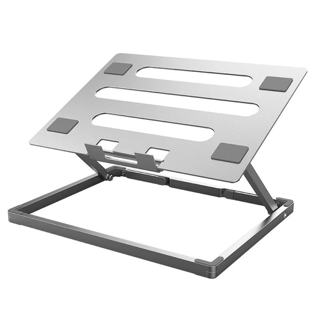 Adjustable Aluminum Laptop Stand – Foldable & Portable