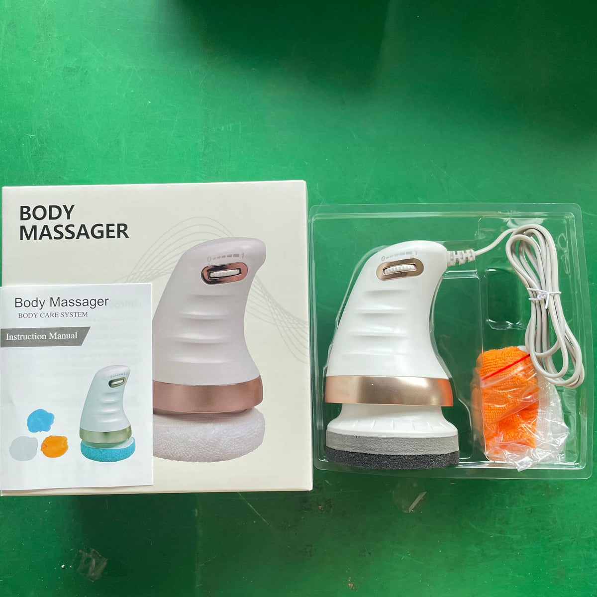 360° Rotating Electric Body Massager with Adjustable Vibration
