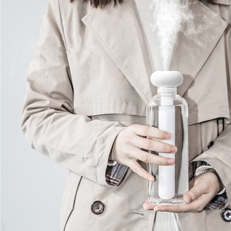 Portable USB Ultrasonic Mini Humidifier for Home, Office & Car