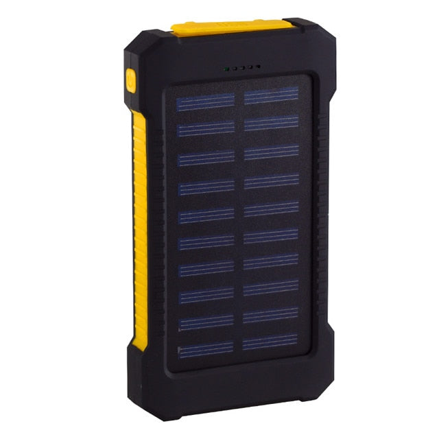 20,000mAh Solar Power Bank with LED Emergency Light