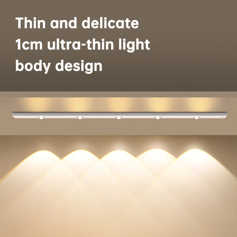 Rechargeable Motion Sensor LED Cabinet Light – 3-Color Dimmable