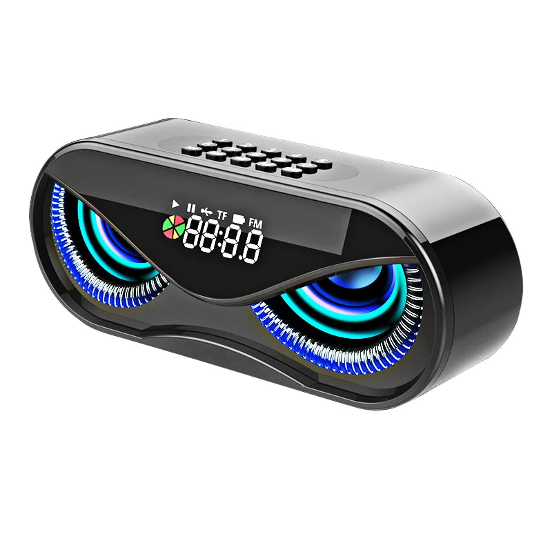 M6 RGB Bluetooth Speaker with FM Radio & Alarm Clock
