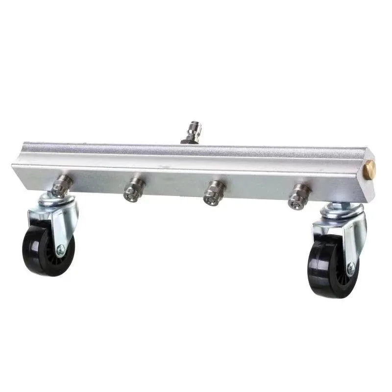 35cm High-Pressure Undercarriage & Surface Cleaner – 4-Jet Wheeled Pressure Washer Attachment