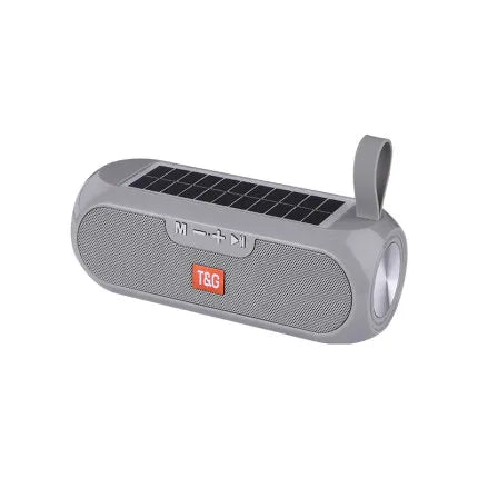 Solar Bluetooth 5.0 Portable Stereo Speaker with TWS & FM Radio