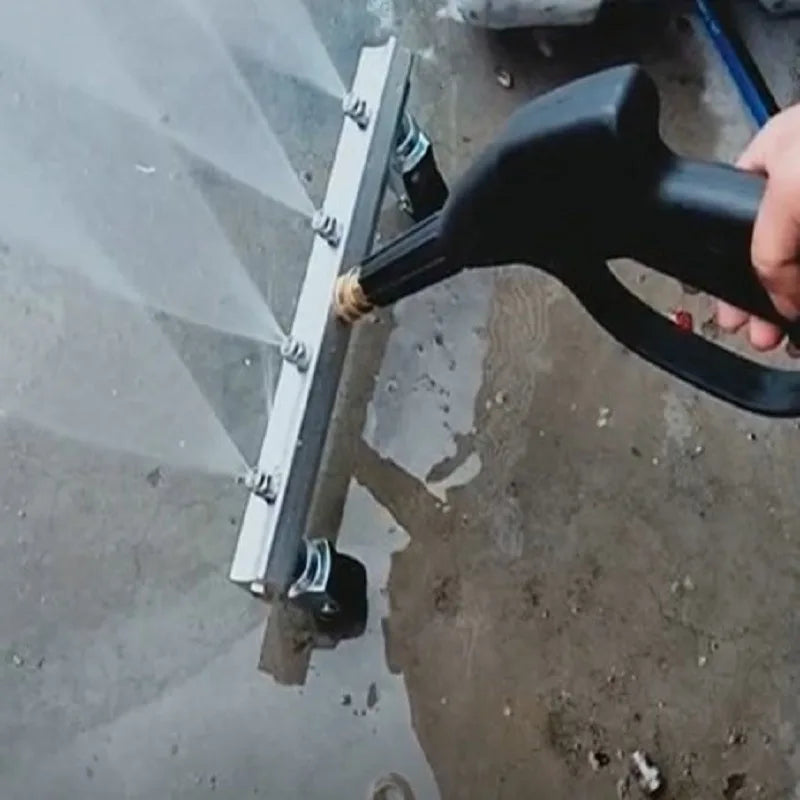 35cm High-Pressure Undercarriage & Surface Cleaner – 4-Jet Wheeled Pressure Washer Attachment
