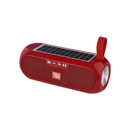 Solar Bluetooth 5.0 Portable Stereo Speaker with TWS & FM Radio