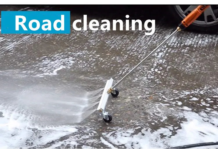 35cm High-Pressure Undercarriage & Surface Cleaner – 4-Jet Wheeled Pressure Washer Attachment