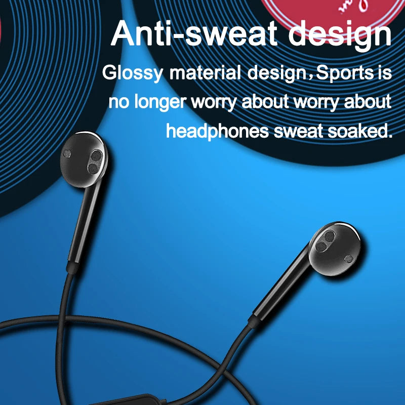 S6 Wireless Bluetooth Sports Neckband Earphones with Microphone &amp; Stereo Sound