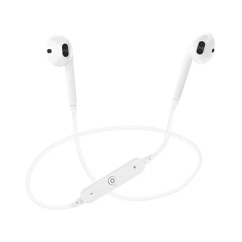 S6 Wireless Bluetooth Sports Neckband Earphones with Microphone &amp; Stereo Sound