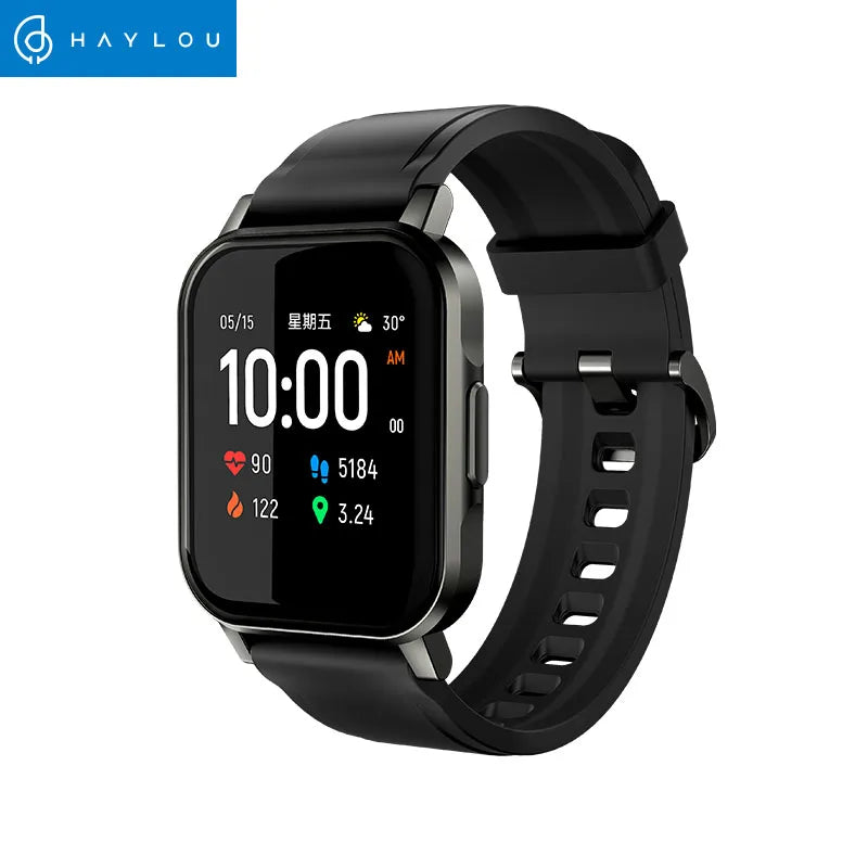 Haylou LS02 Smart Watch – 1.4" Full Touch Fitness Tracker with Heart Rate Monitor &amp; 20-Day Battery Life
